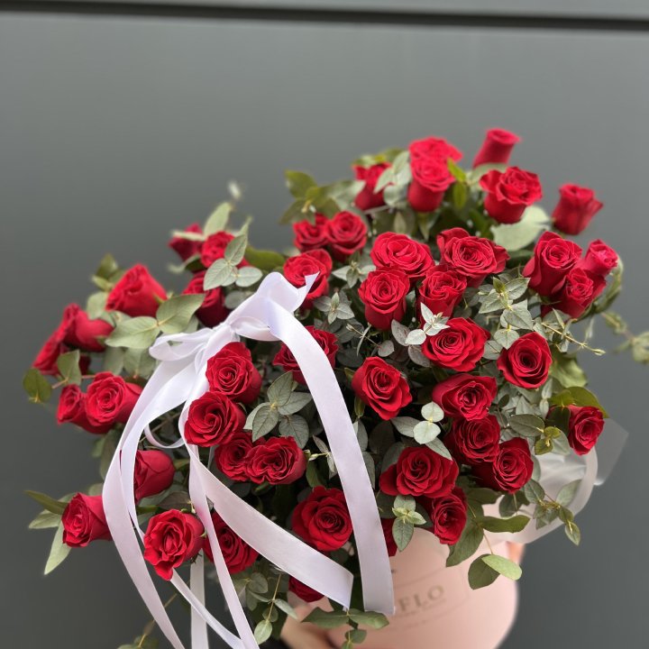 45 Красных роз в боксе "Сеньёрита" в Шахтах