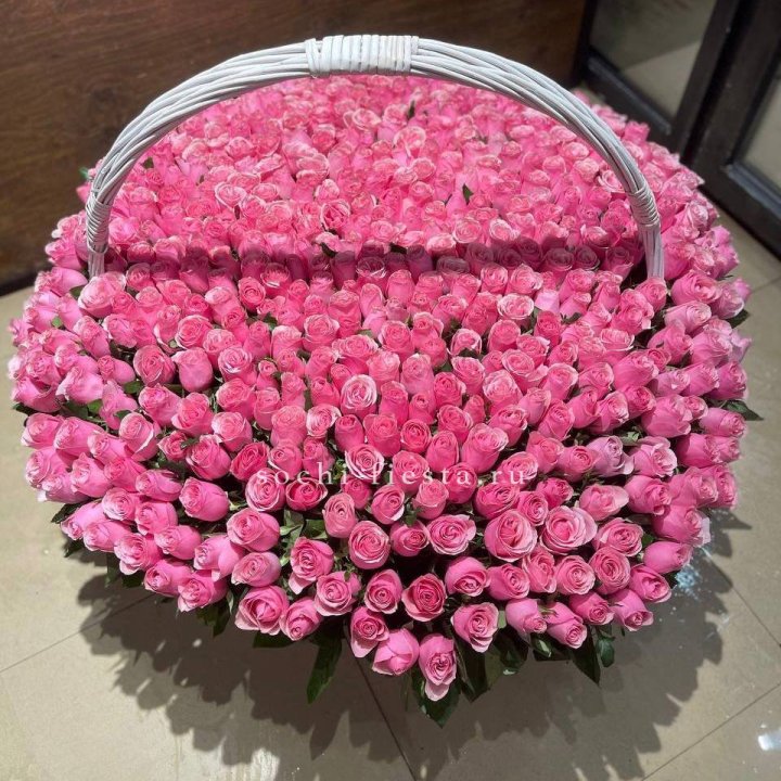 501 розовая роза в Шахтах