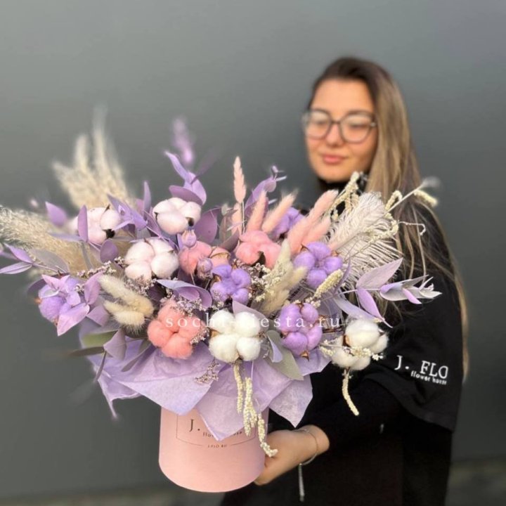 Авторский бокс с сухоцветами №4 в Шахтах