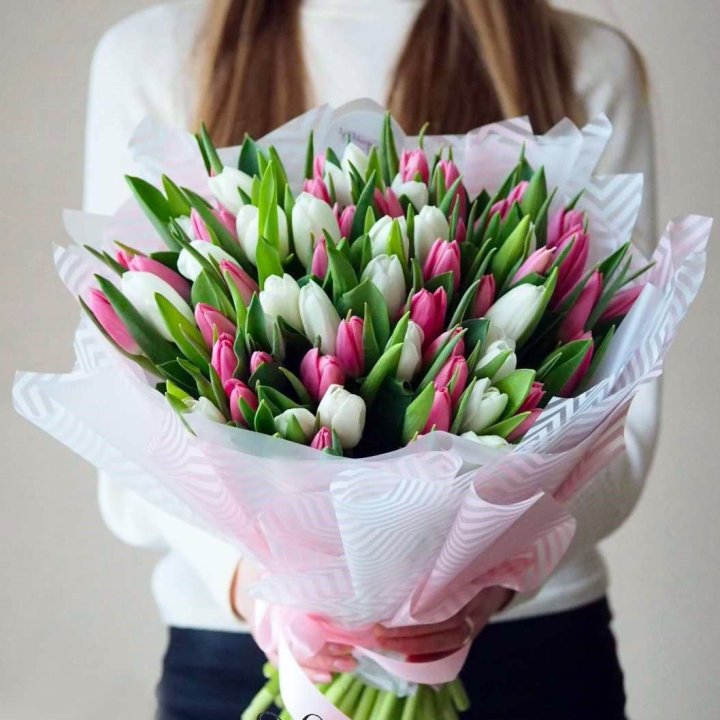 Букет тюльпанов "Лолита" в Шахтах